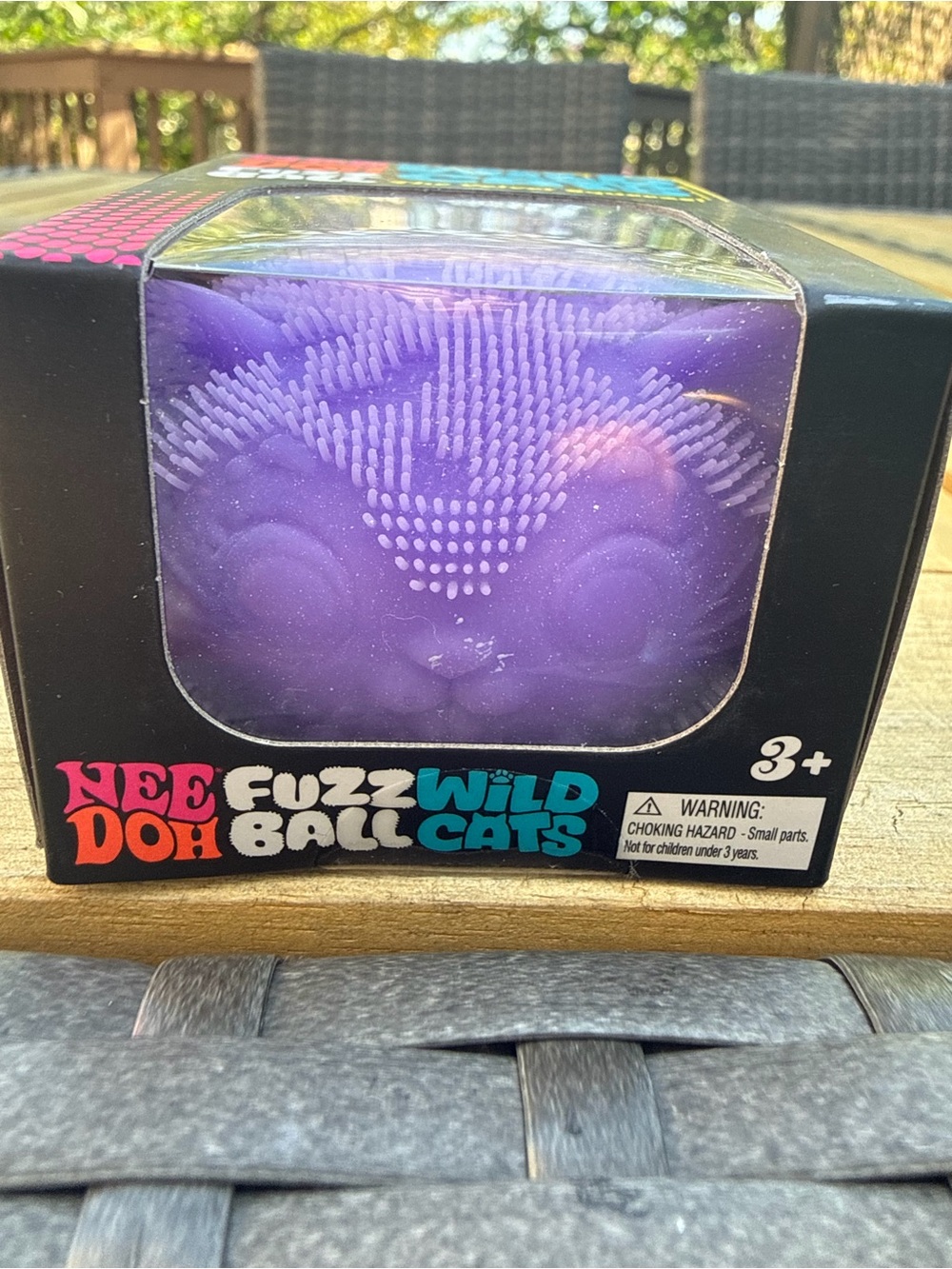 NeeDoh Fuzz Ball Wild Cats - Purple
